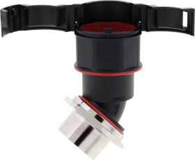 Wiska 10107344 EMBF45I-29-32-BK Połączenie śrubowe czarny 45° 10 szt.