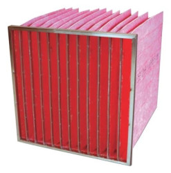 Filtr powietrza HVAC kieszeniowy, F7, 609 x 609 x 381mm, RS PRO