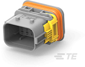 Złącze samochodowe 22-pinowe TE Connectivity 3, 4-rzędowe Męski LEAVYSEAL Obudowa końcówek męskich