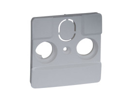 NILOE SELECTION Plakietka do gniazd TV aluminium 762160 LEGRAND