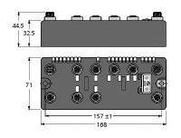 Stacja fieldbus Turck BLCDP-6M12LT-2RFID-S-8XSG-PD 6811179 1 szt.
