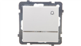 Sonata Przycisk /Dzwonek/ Z Podświetleniem Ecru Łp-6Rs/M/27