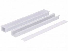 Profil led PCV Fuga 16x11 3m biały ML