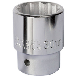 Sealey S34/30 Walldrive Socket 30mm 3/4&quot;sq Drive