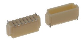 Listwa stykowa PCB 7-pinowe SH raster: 1 mm Prosty 1-rzędowe JST Powierzchnia50 V W osłonie