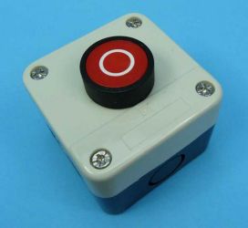 SALB-112 PRZYCISK NC RED W OBUDOWIE