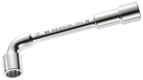 Zestaw kluczy nastawnych dwustronnych rurowych, mat. łopatki: Stal chromowo-wanadowa, dł. całkowita: 144 mm, końcówka: