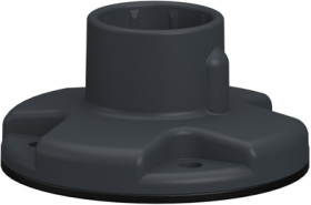 Mounting foot, dark gray, (H) 33 mm, for signal towers, XVZ01