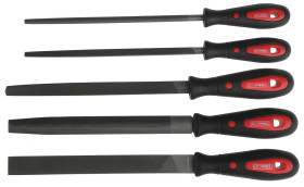 Pilnik Zestaw pilników ślusarskich dł: 200mm RS PRO typ: Drugie cięcie