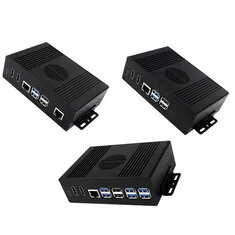 Zestaw mini-komputerowy All-In-One dla Raspberry Pi 5 z rozszerzeniem PCIe do Gigabit Ethernet 4-Port USB 3.2 Gen1 interfejs M.2