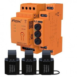 Zestaw monitor licznik zużycia energii WI-MEF-3-OPTI-100A Wi-Fi + zabezpieczenie LK-BZ-3
