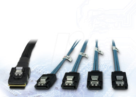 88885237 SFF-8087 &gt; 4x SATA, metal, 1.0 m