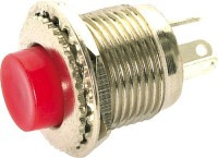 MS1112-R Przełącznik - otwór M12 reset n. otwarty (NO) czerwony