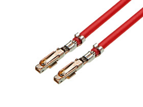 Przewód z zaciskanymi końcówkami, seria: 217490, 22AWG, dł.: 225mm
