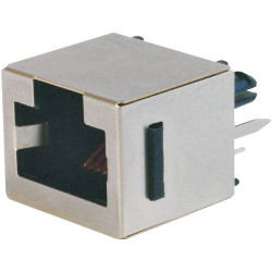 Assmann WSW A-20142-LP/FS 8 Pin RJ45 Socket Black