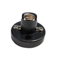 GNIAZDO OPRAWKA ŻARÓWKI WKRĘCANEJ E10 PODSTAWA OKRĄGŁA TWORZYWO