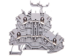 Złączka dwupiętrowa 1,5mm2 szara TOPJOBS 2000-2231