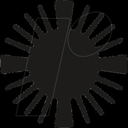 SK 618 20 SA LED heat sink disc Ø 45 x 15 mm