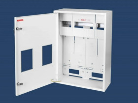 Szafka licznikowa natynkowa/podtynkowa (uniwersalna) 2-licznikowa 3-fazowe 18 modułów IP30 RU-2L-P Z/O