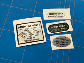 Ultimate 64 'MK2' sticker set