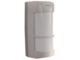 Bezprzewodowy, 2kierunkowy zewnętrzny czujnik 2xPIR+MW. Funkcja pracy AND/OR. Zasięg od 3 do 12m. AIR2-OTT100W