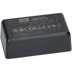 Mean Well IRM-30-12 12V / 30W AC/DC Mini Encapsulated PSU