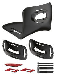 Zapięcie do kasku, Czarny