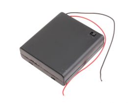 Koszyk baterie 4xAA pokrywa z wyłącznikiem /143