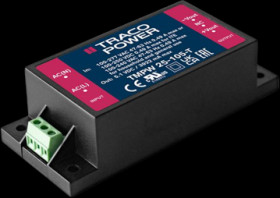 AC/DC converter, 90-305 VAC/100-430 VDC, 20 W, 1 output, 5.1 VDC, TMPW 25-105-T