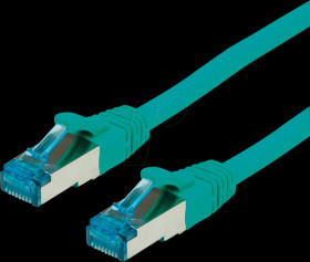 21991941 Patch cable Cat.6a S/FTP PIMF green 1m