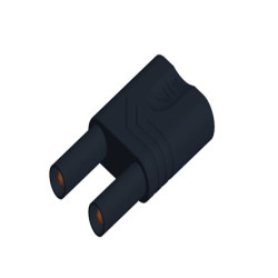 Złącze bananowe Męski Gniazdo bezsprężynowe 4 mm Niebieski 32A Hirschmann Test & Measurement rozmiar 4 mm