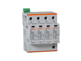 Ogranicznik przepięć 4P TNS 12,5kA Typ T1+T2 wykonanie z wymiennymi modułami zw stykiem sygnalizacyjnym, 4P SA04PA320R