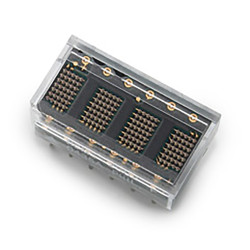 Wyświetlacz diodowy LED 4-znakowy 5 x 7 270 (Typ.) μcd 5 x 7, Czerwony 3.7mm Broadcom 626 (Typ.) nm