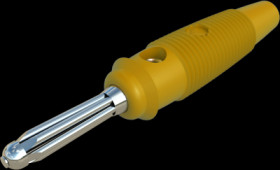4 mm plug, screw connection, 1.5 mm², CAT O, yellow, 930726103