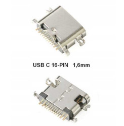 GNIAZDO USB C 3.1 16-PIN SMD 1,6m do SMARTFON TELEFON