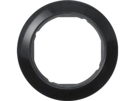 BERKER Serie 1930 Ramka 1 pojedyncza do płytek czołowych Fi 58 mm czarny 138201 HAGER