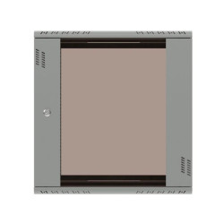 Szafa rack beznarzędziowy montaż, montowana na ścianie Extralink Premium 12U 600x600 Szara