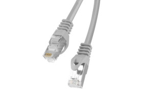 Kabel krosowy patchcord F/UTP kat.6 0,5m szary