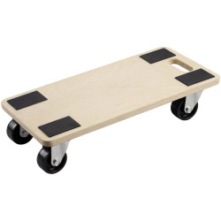 Metafranc WU0822120 Dolly Plywood 500kg Load 4 Swivel Casters