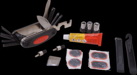 Bike - 24-piece multi tool with repair kit