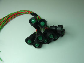 Lampka diodowa KLP-10/G 12-24VAC/DC typu LED 12-24V (klosz 10mm)/green