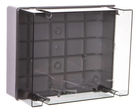 Puszka natynkowa wysoka z przeźroczystą pokrywą seria 440 IP56 380x300x180 szara EC440C9