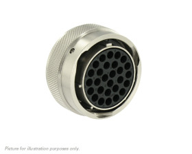 Złącze wielostykowe przemysłowe 28-pinowe Montaż na kablu Gniazdo Souriau Sunbank by Eaton