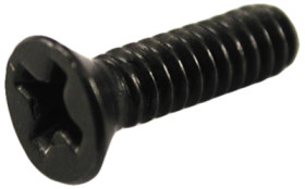 Screw, steel, (L) 12.7 mm, black, for series 1590, 1590MS100BK