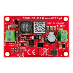 Przetwornica podnosząca napięcie do 24V Vin 10...24VDC, Vout 24VDC, Pout 50W, moduł do zabudowy
