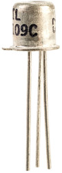 Bipolar junction transistor, NPN, 200 mA, 25 V, THT, TO-18, BC109C