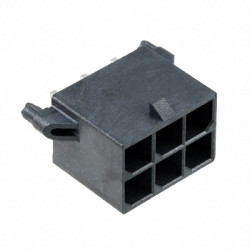 Listwa stykowa PCB 6-pinowe 76829 raster: 5.7 mm Pionowy 2-rzędowe Molex 600 Vrms W osłonie