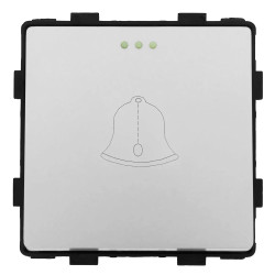 Moduł - Włącznik dzwonkowy - szary - Tawoia Glass