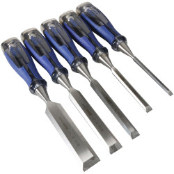 IRWIN&#xAE; Marples&#xAE; 10503421 Bevel Edge Chisel Splitproof Soft Touch Set 5