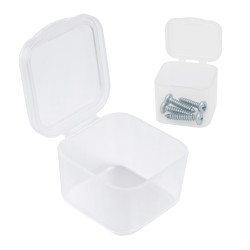 Miniaturowy Organizer Plastikowy - 25x24x22mm - Pojemniczek Na Drobiazgi